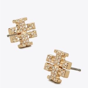 Tory‎ Burch Miller Pave Stud Earring